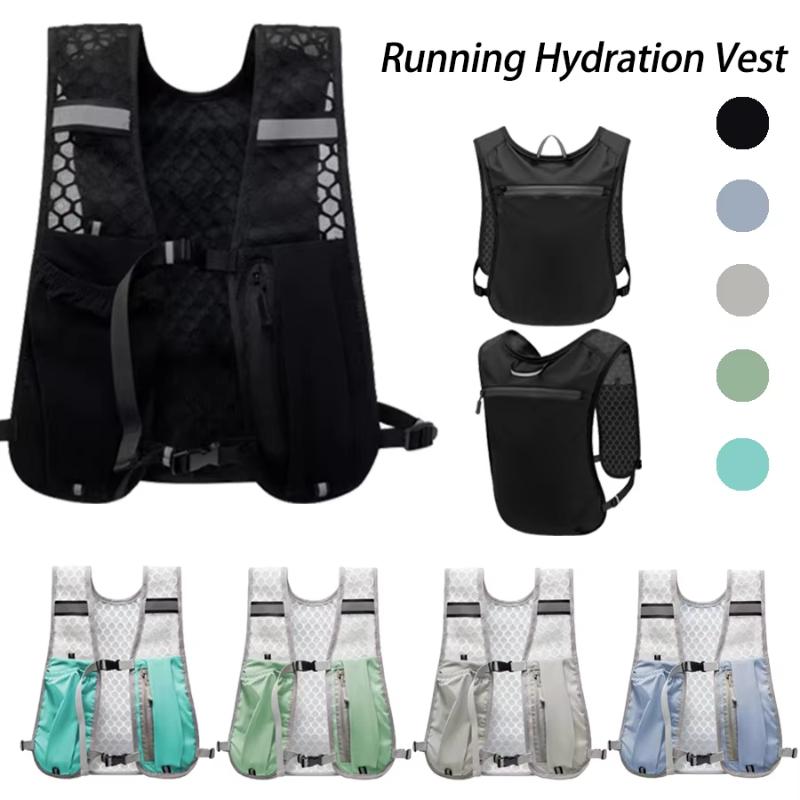 Running Gear Water - Water Bottle Storage Running Vest with