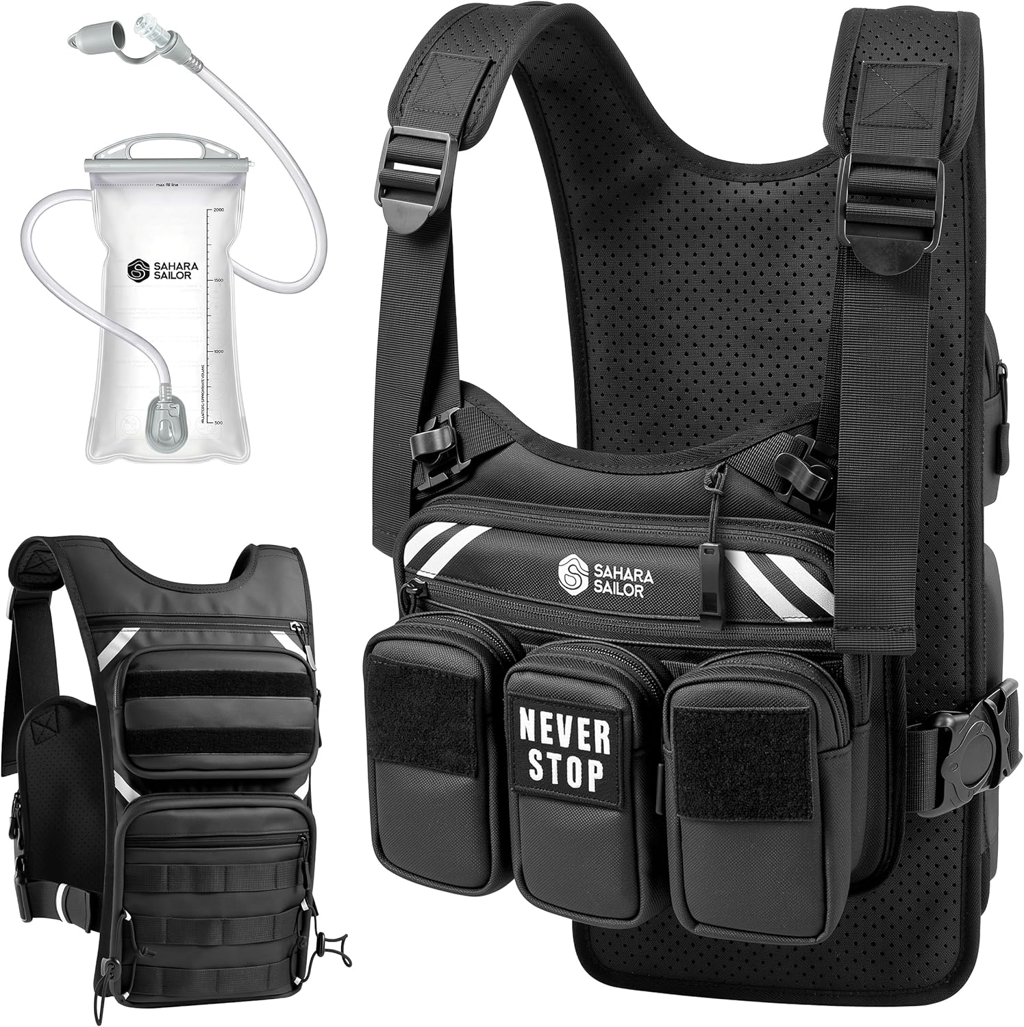 Running Gear Water - Running Hydration Vest with 2L Water