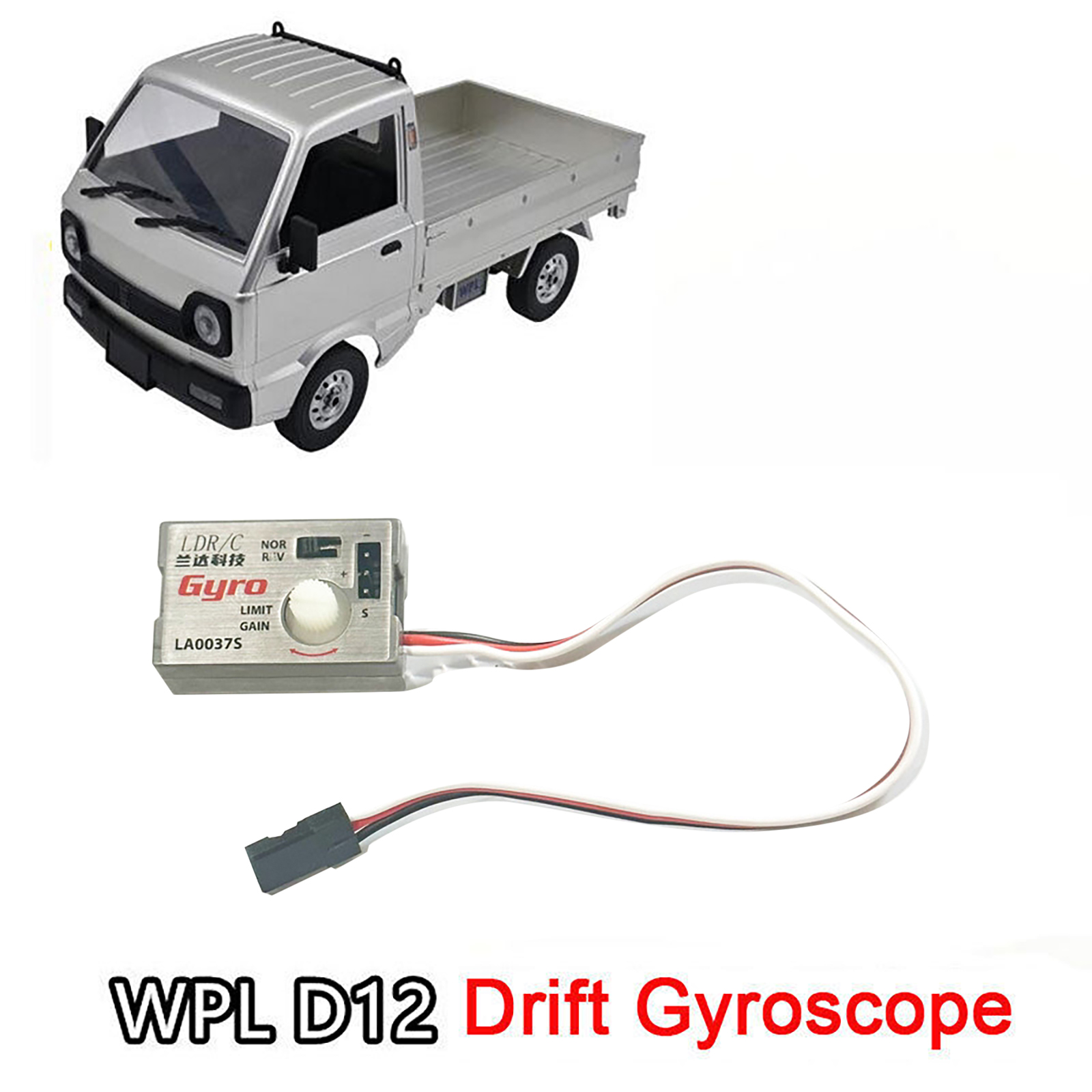 Running Gear Parts - For WPL D12 Digital Gyroscope Steering