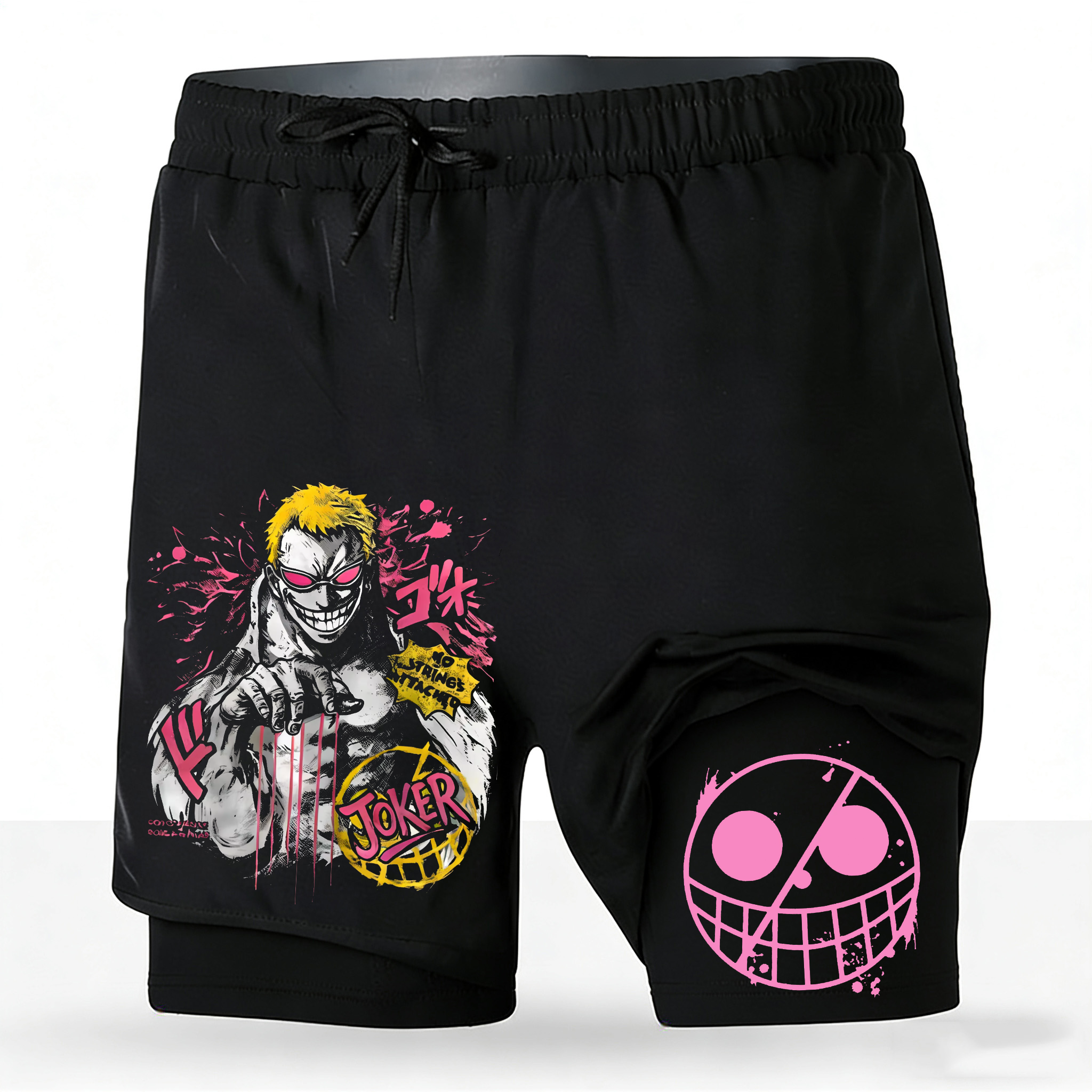Running Gear Japan - Men's One Piece Anime 2-in-1 Running