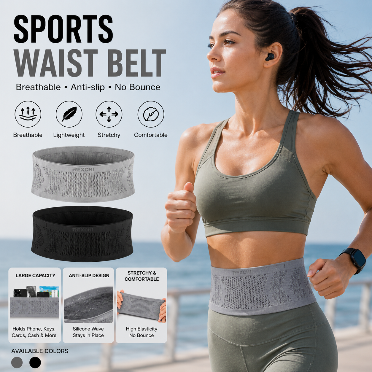 Running Gear Ultramarathon - Invisible Anti-Theft Running Waist Bag Ultra