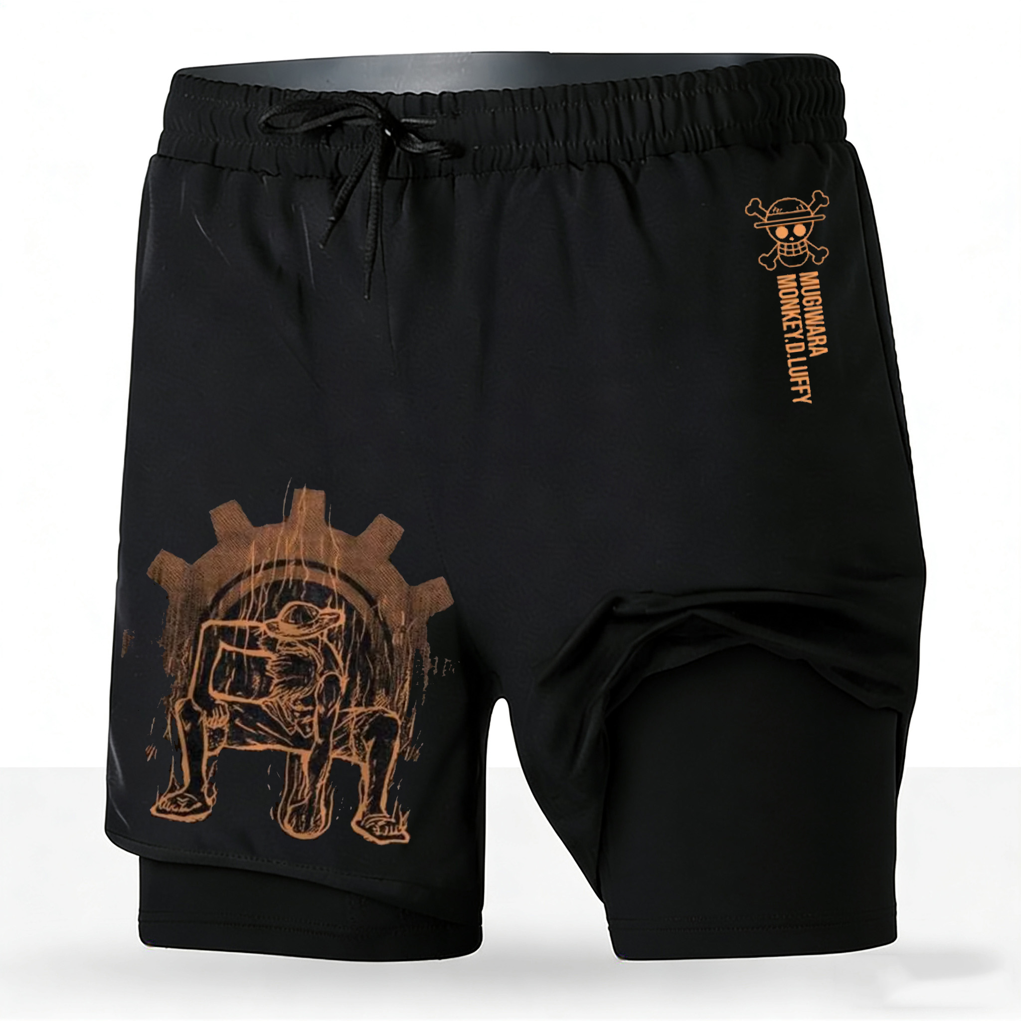 Men's One Piece Anime 2-in-1 R - Running Gear Japan ulasan dan harga