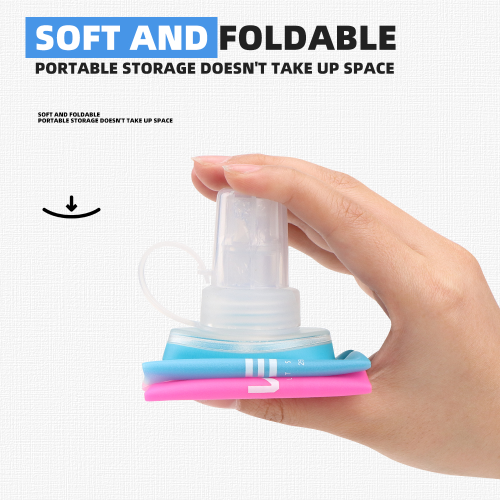 Sport Water Bottle TPU Folding - Running Gear Water ulasan dan harga