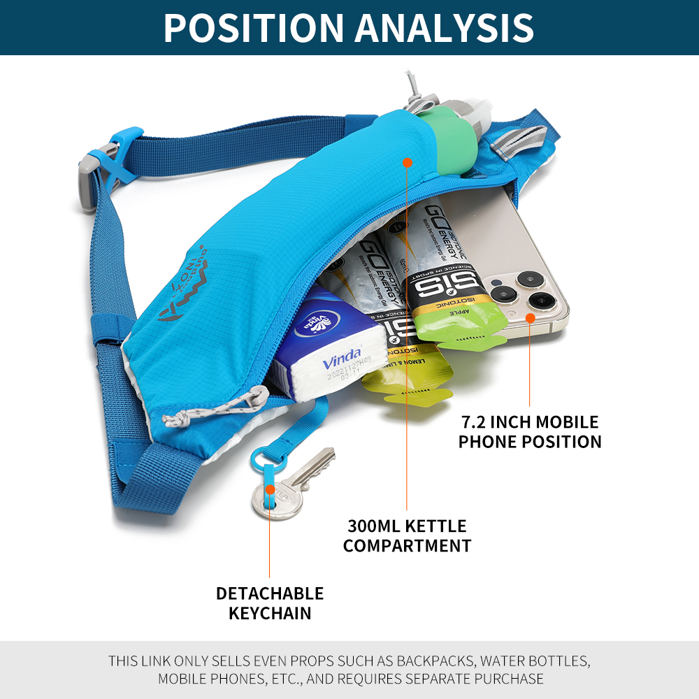 Running Bag Waist bag Belt Bag - Running Jogging Gear ulasan dan harga