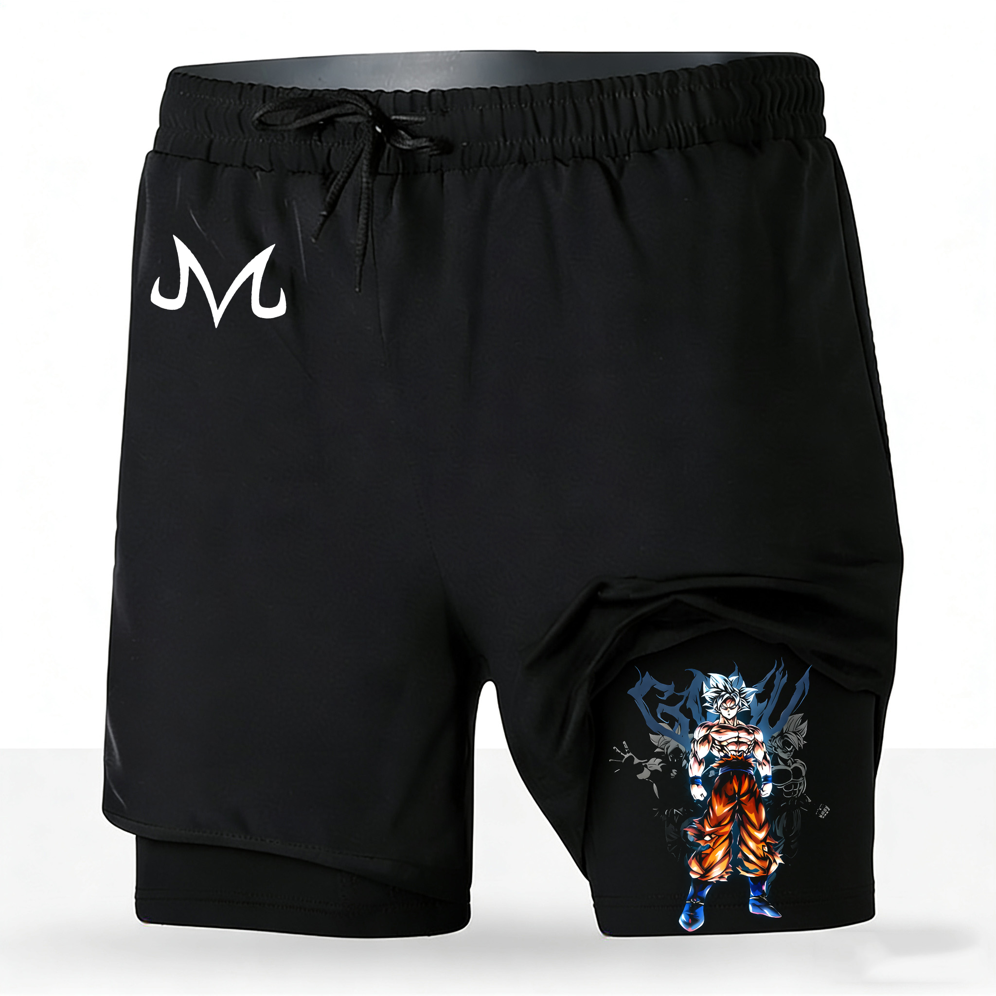 Men's 2 in 1 Double Layer Quic - Running Gear Japan ulasan dan harga