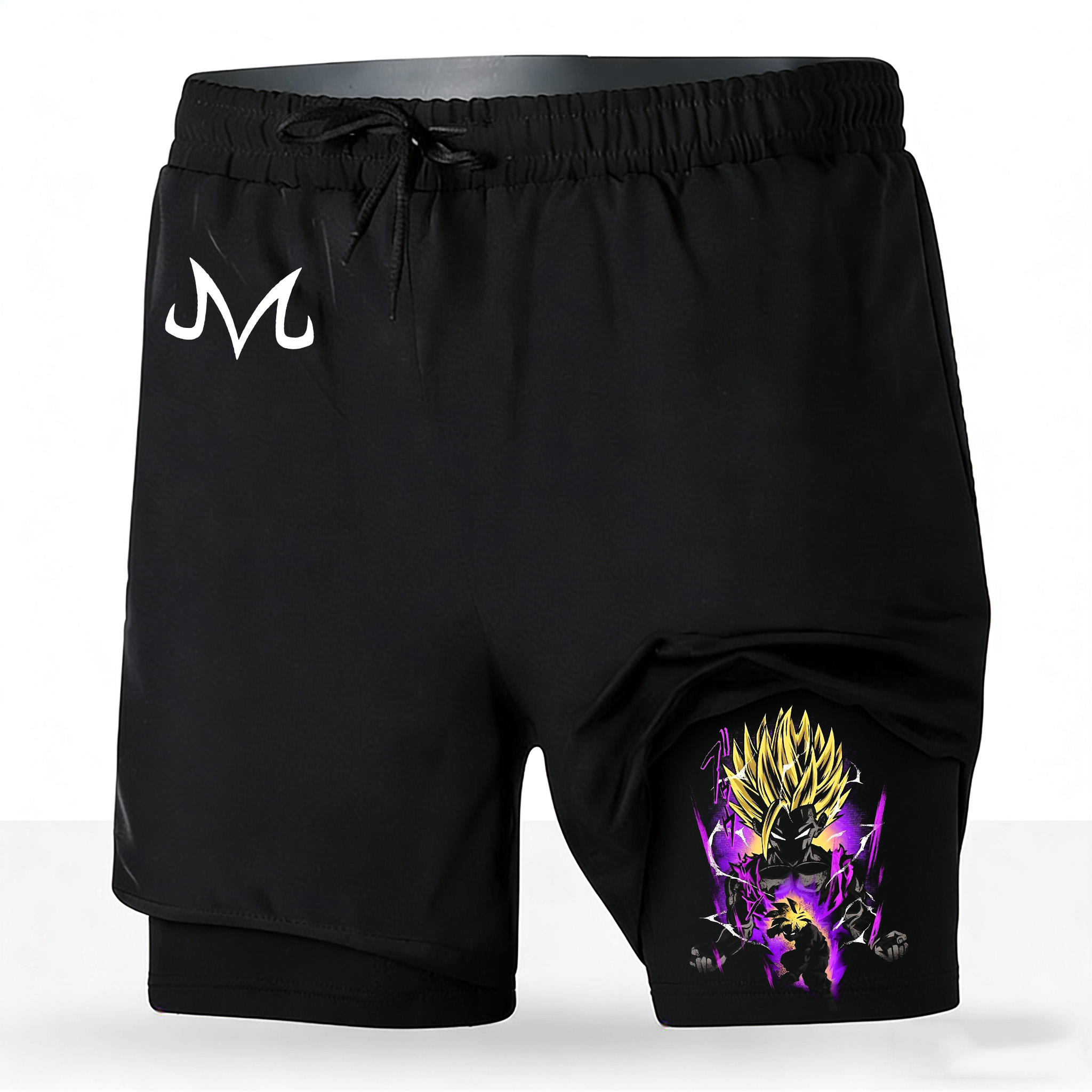 Men's 2 in 1 Double Layer Quic - Running Gear Japan ulasan dan harga