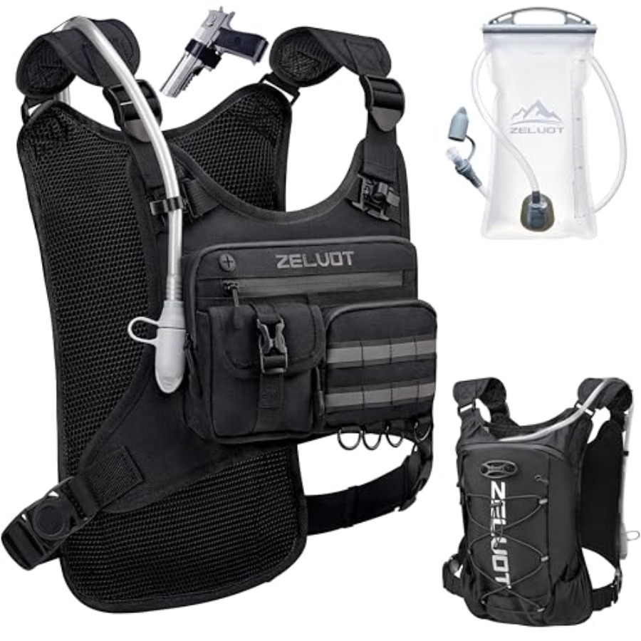 Running Vest with 2L Water Bla - Running Gear Design ulasan dan harga