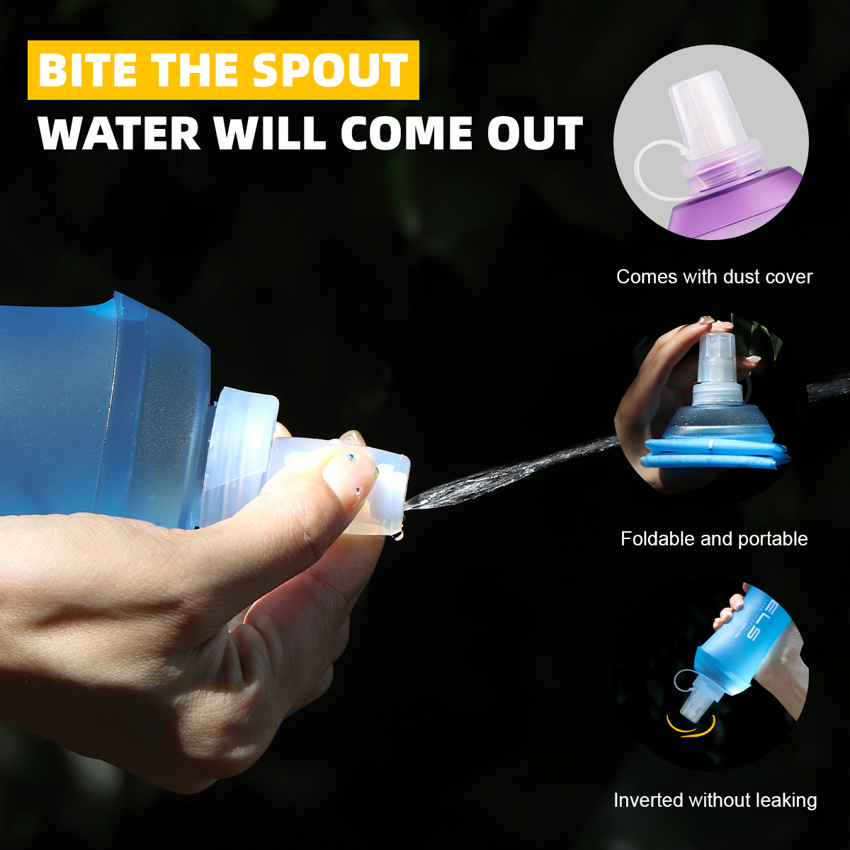 WRELS Outdoor Sport Water Bott - Running Gear Water ulasan dan harga