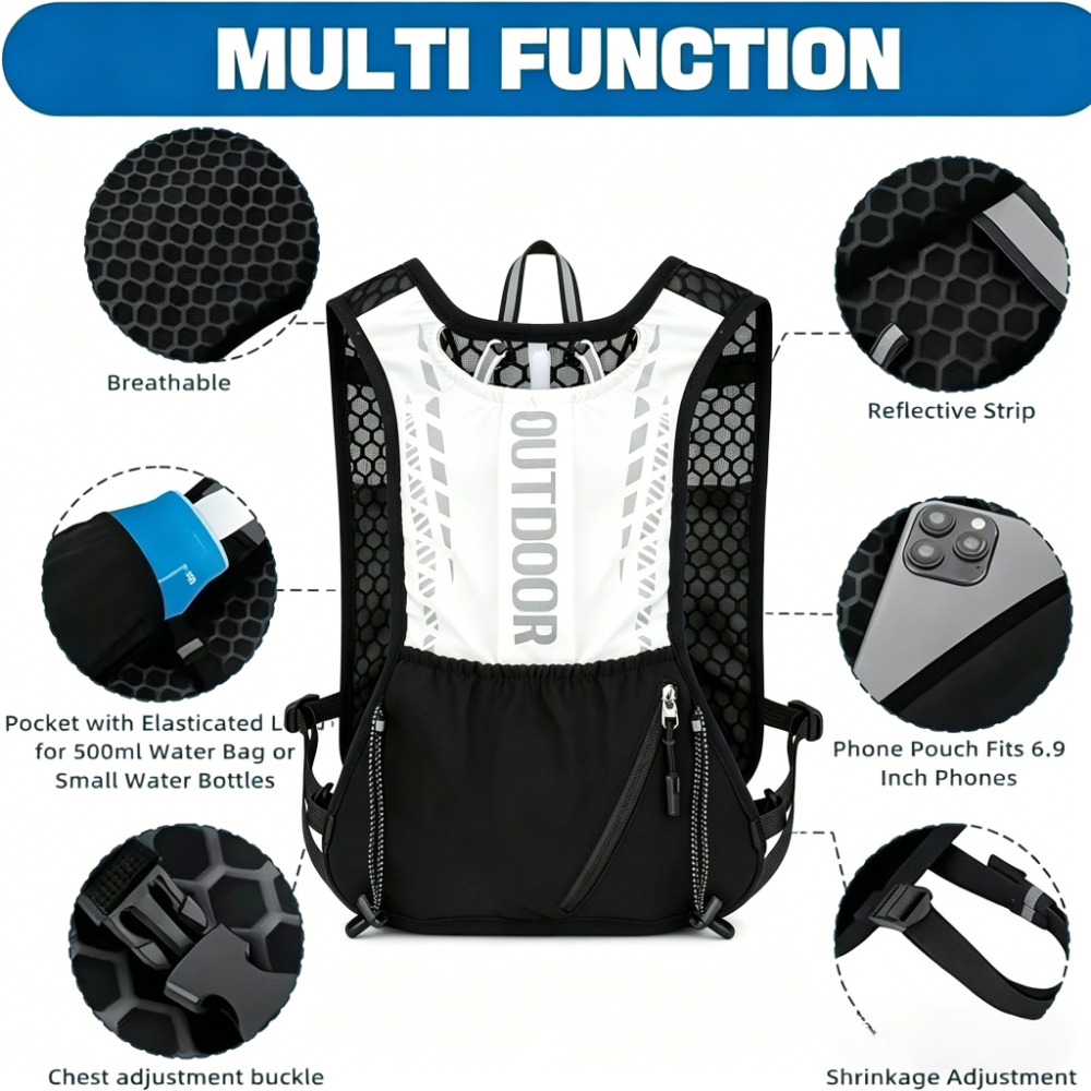 Outdoor Climbing Vest Bag, Cyc - Running Gear Water ulasan dan harga
