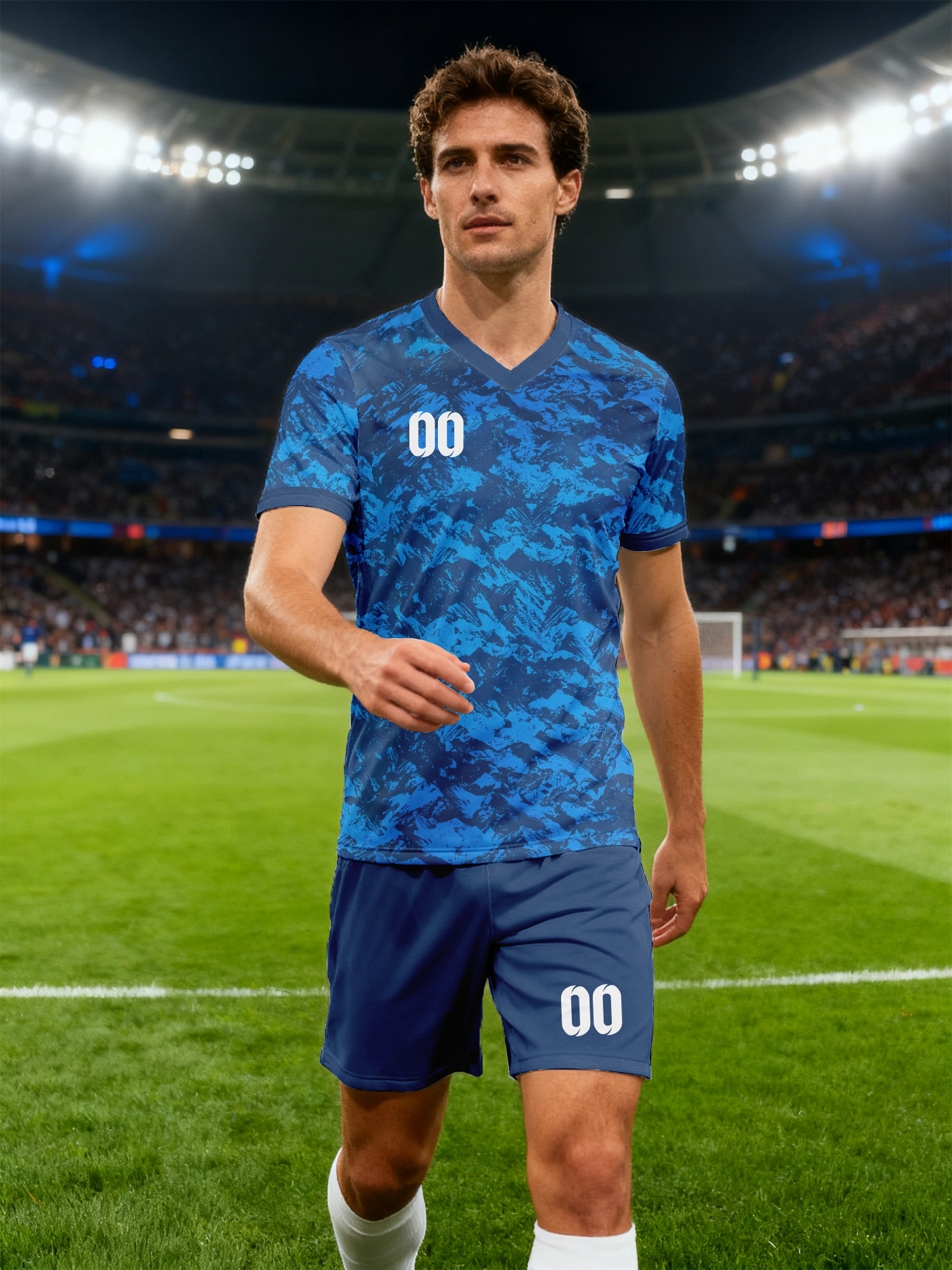Custom Soccer Jersey With Cust - Running Gear For Men ulasan dan harga