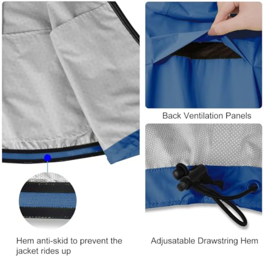 Men's Rain Jacket Waterproof W - Running Gear For Rain ulasan dan harga
