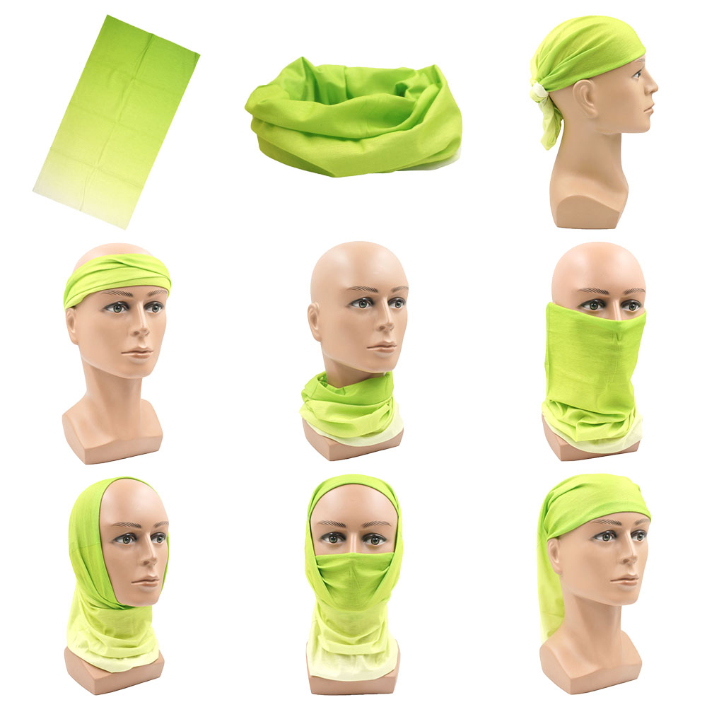 Green Face Bandanas Cover Hiki - Running Gear Parts ulasan dan harga