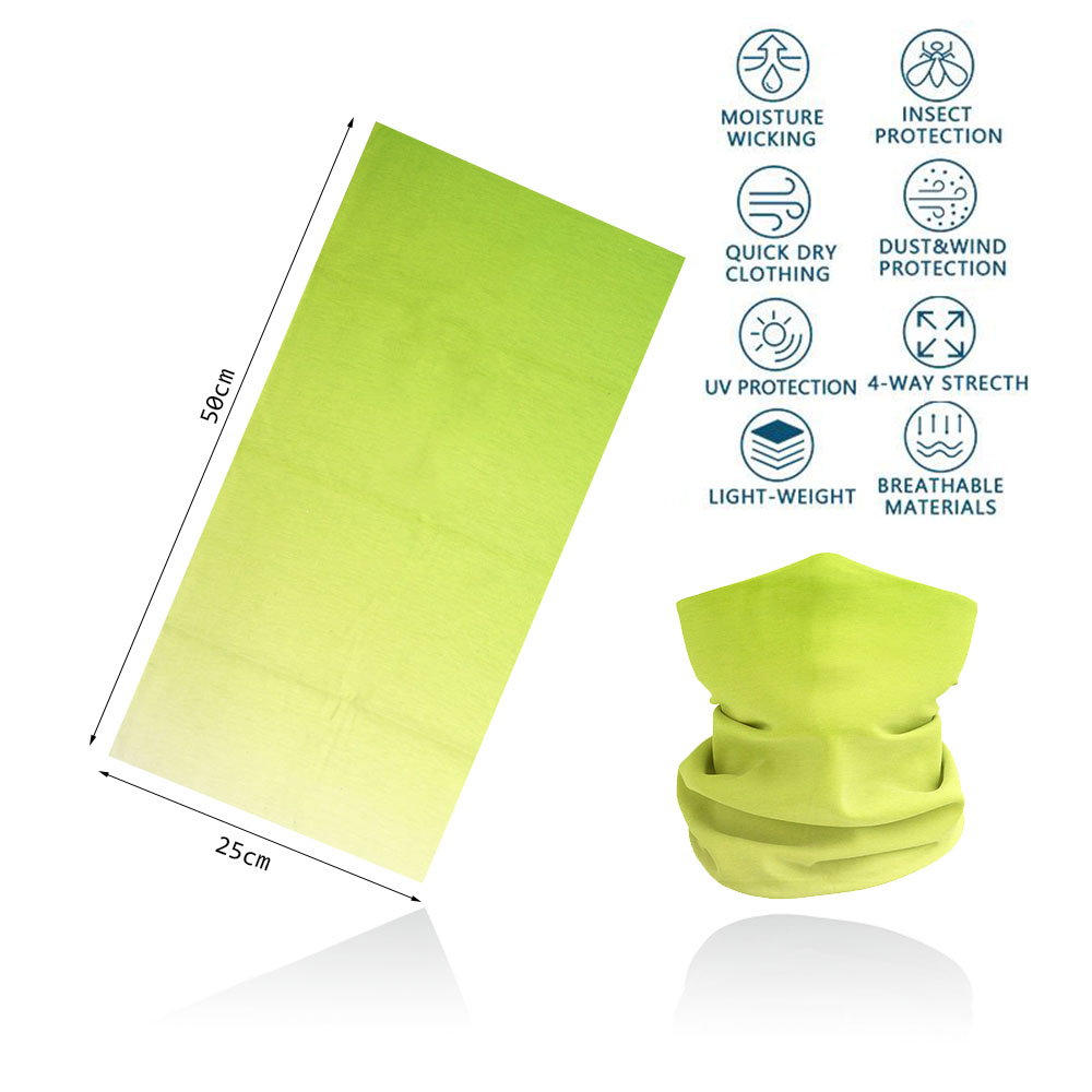 Green Face Bandanas Cover Hiki - Running Gear Parts ulasan dan harga