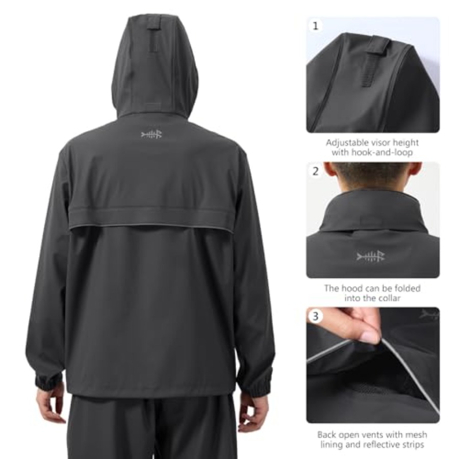 Men's Rain Suit Waterproof Bre - Running Gear For Rain ulasan dan harga
