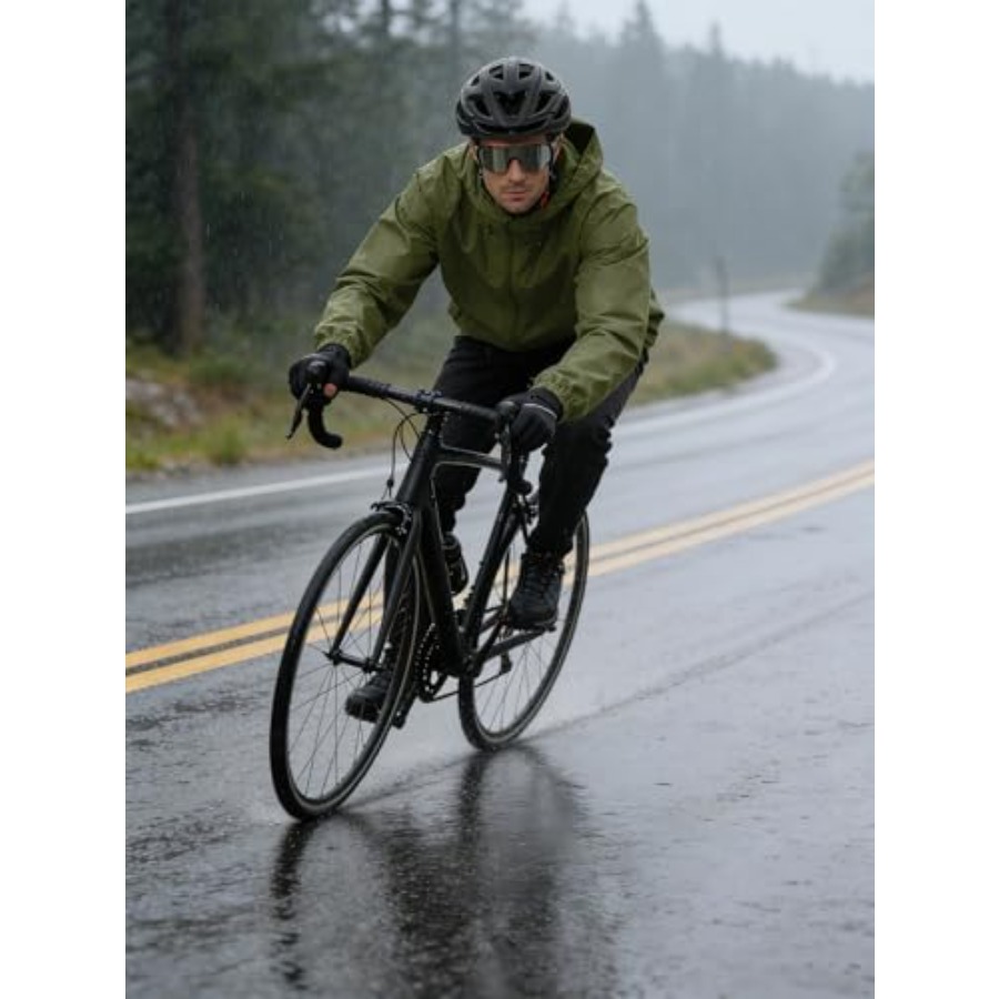 UIQUR Mens Rain Jacket Lightwe - Running Gear For Rain ulasan dan harga