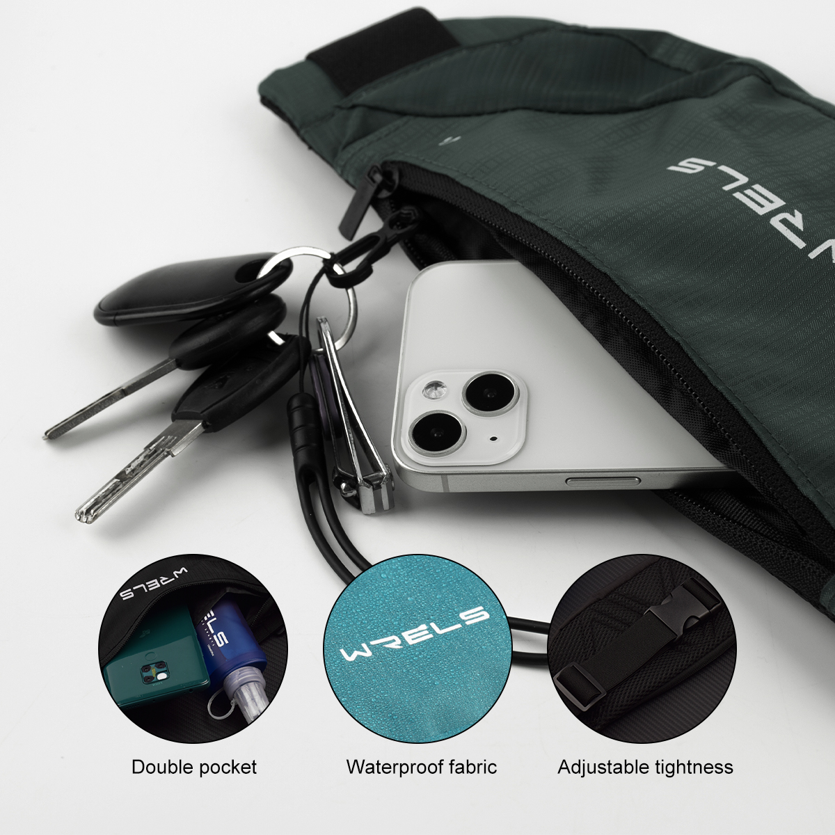 WRELS Waist Bag Running Bag Ou - Running Jogging Gear ulasan dan harga