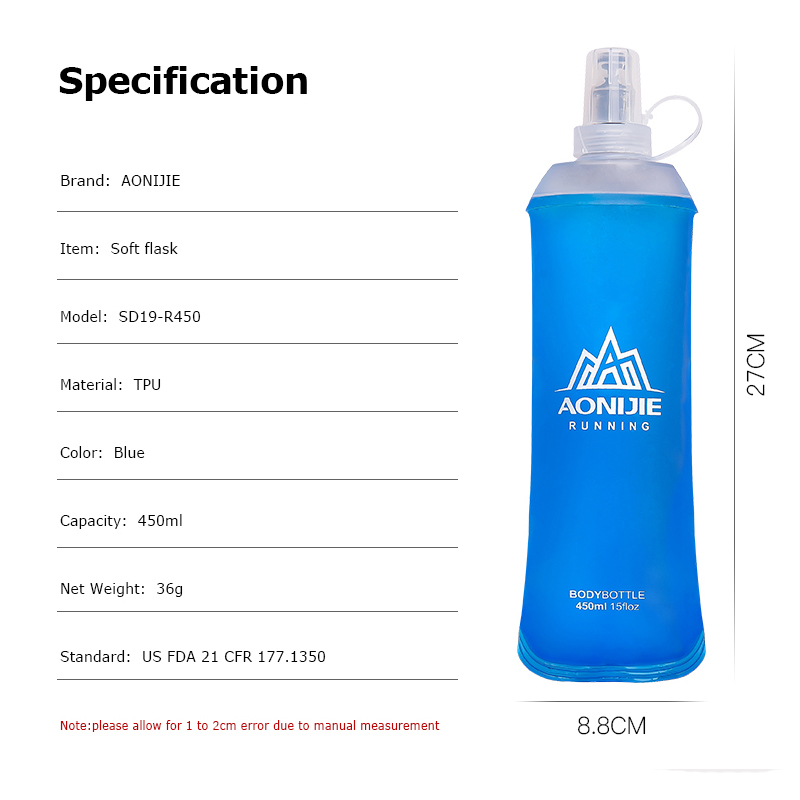 AONIJIE SD19 R450 Soft Flask F - Running Gear Water ulasan dan harga