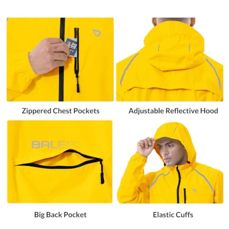 Men's Rain Jacket Waterproof W - Running Gear For Rain ulasan dan harga