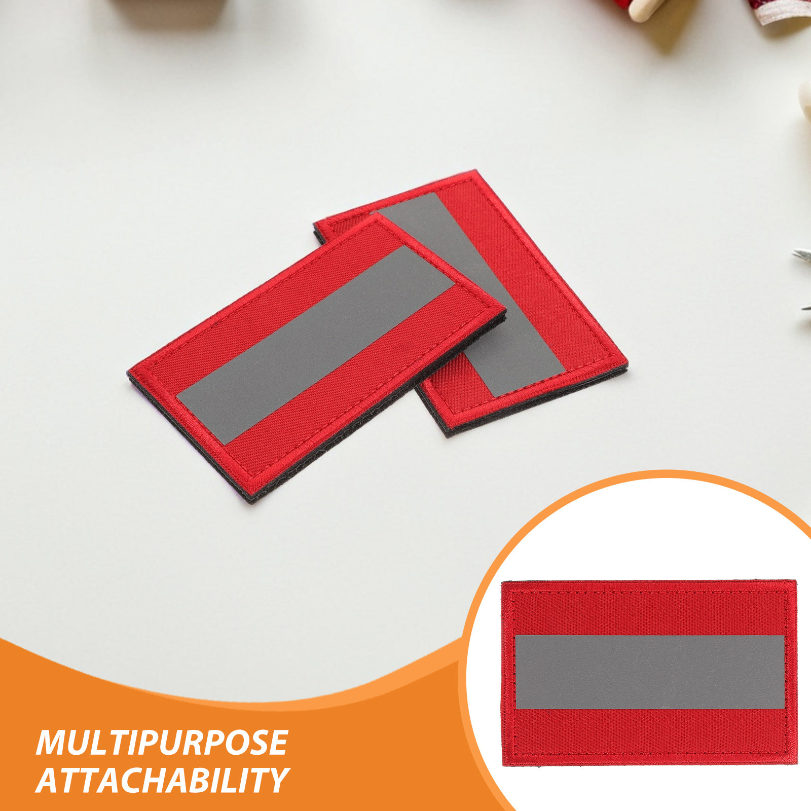6Pcs Reflective Security Patch - Running Gear For Rain ulasan dan harga