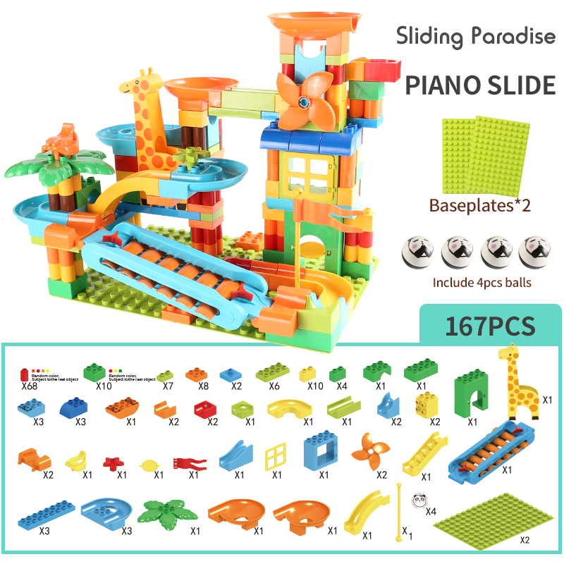 283PCS Large Piano Slide Gear  - Running Gear Parts ulasan dan harga