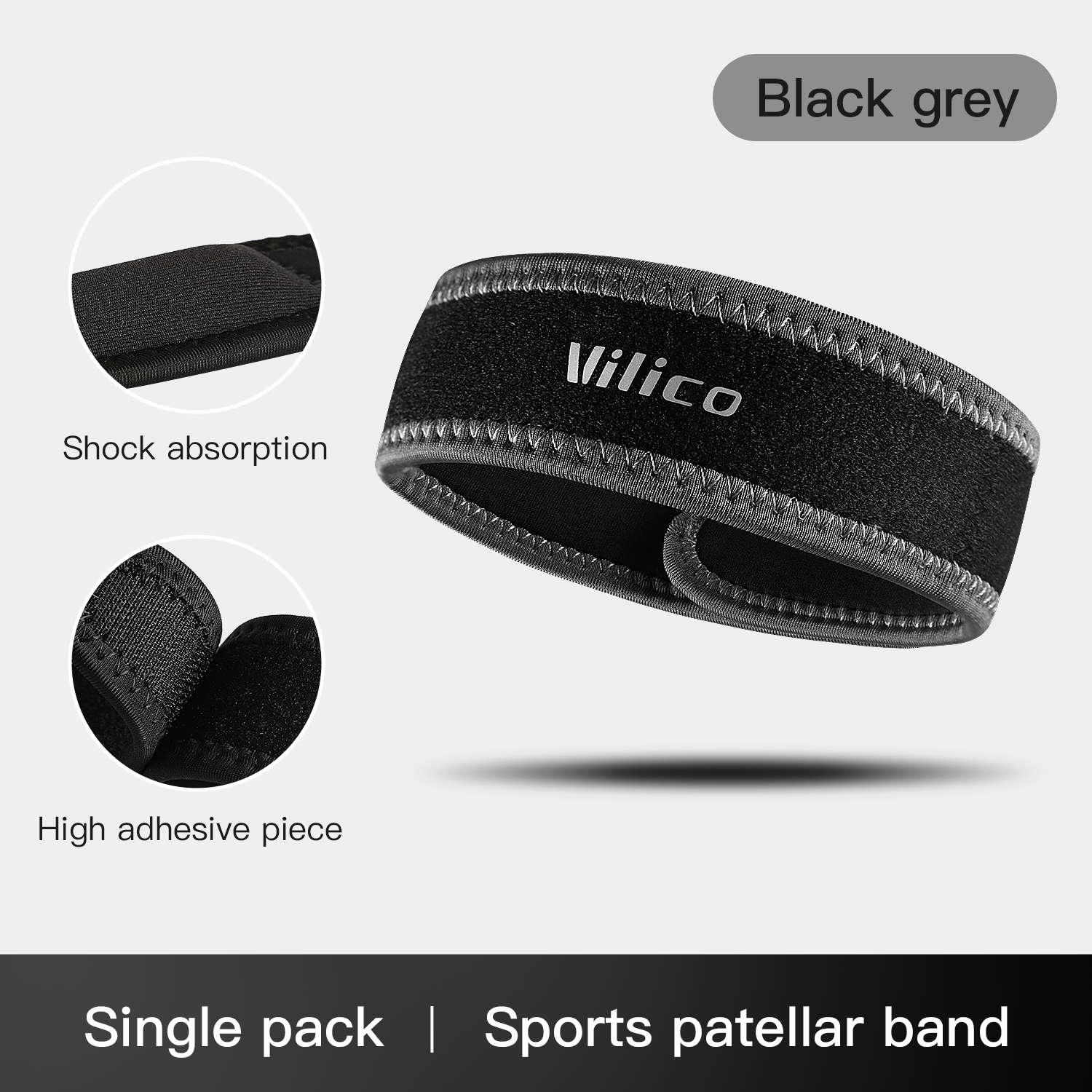 1PC Patella Kneecap Band Silic - Running Gear Parts ulasan dan harga