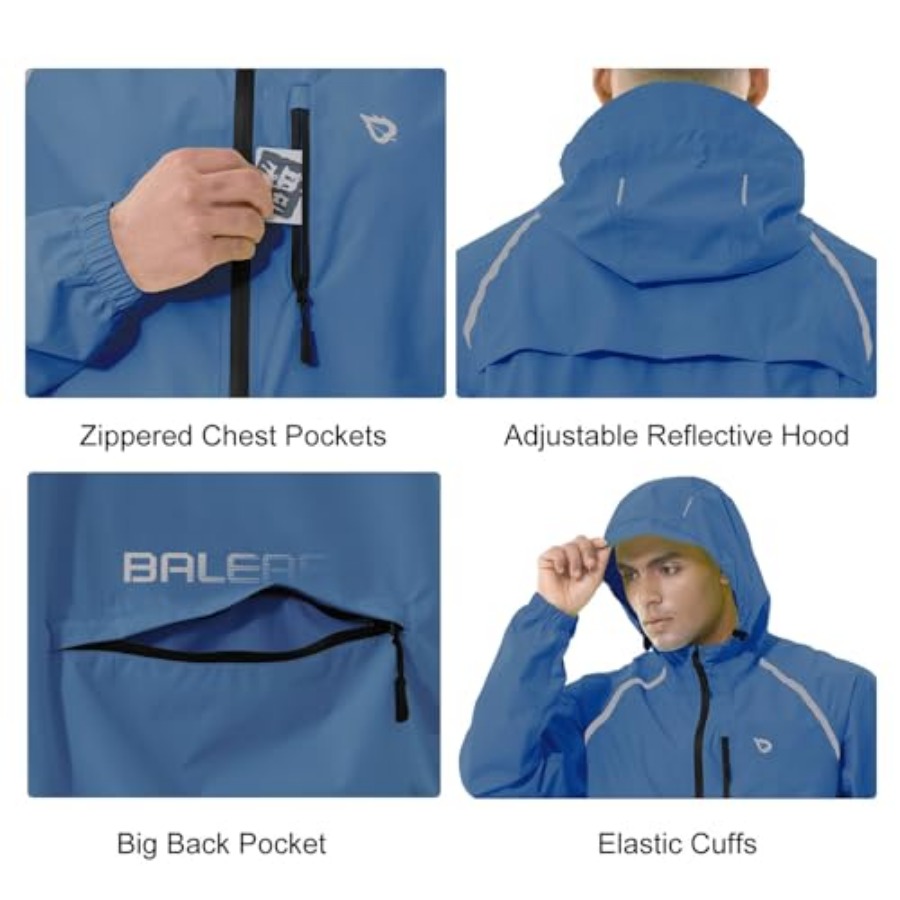 Men's Rain Jacket Waterproof W - Running Gear For Rain ulasan dan harga